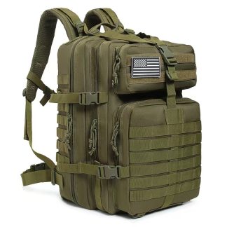 Army Green Tactical Backpack — Standard Issue MOLLE Pack