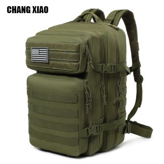 Olive Green Tactical Backpack — Military MOLLE Daypack