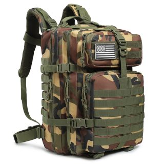 Woodland Camo Tactical Backpack — WeChat Edition